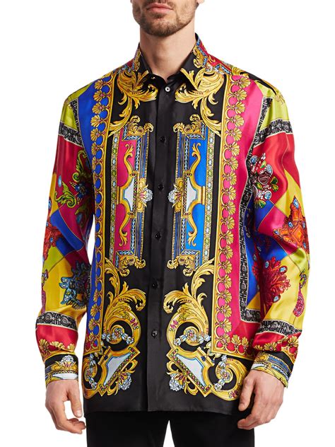 versace silk shirt price in south africa|versace silk shirt sale.